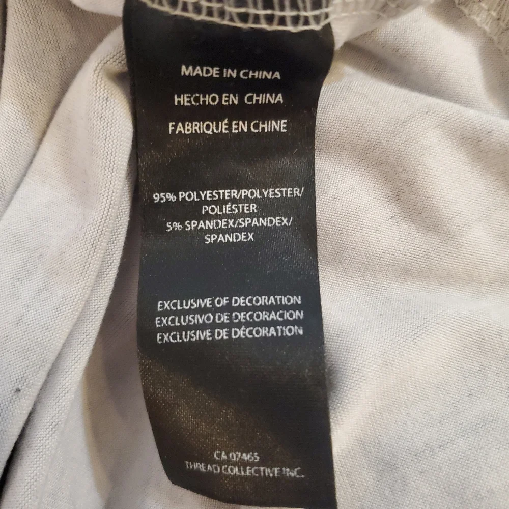 Bebe Silver Gray Maxi Bling Logo Sundress Size Small‎